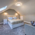 Image of a dressed bedroom in Rosie's Cottage