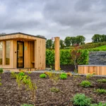 A view of the Sauna and Plunge Pool at Rosie's Cottage
